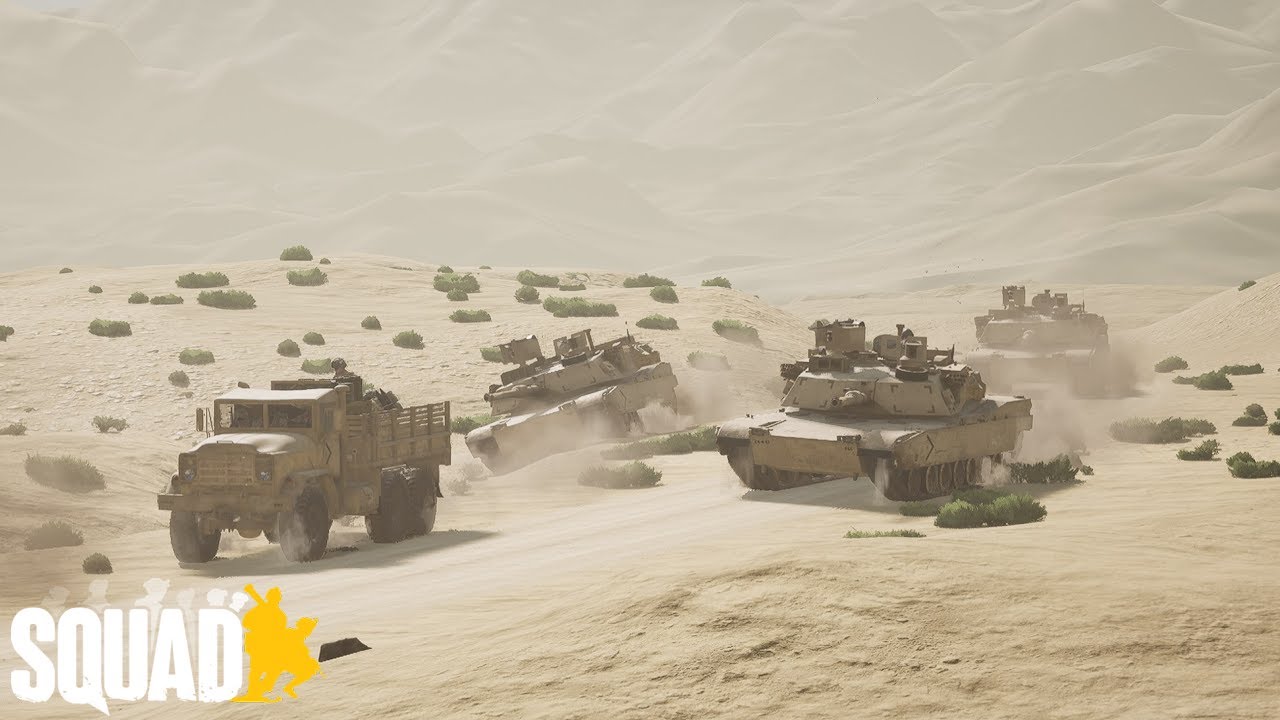 M1A2 Abrams Tank Platoon Takes on Russian T-72s in Tallil | Eye in the Sky Squad Gameplay