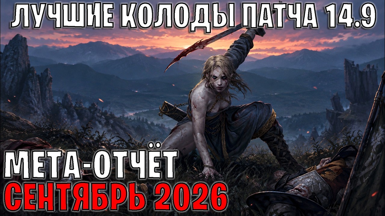 GWENT | Лучшие колоды | Мета отчёт &mdash; Патч 14.9 (Сентябрь 2026) | Гвинт 14.9