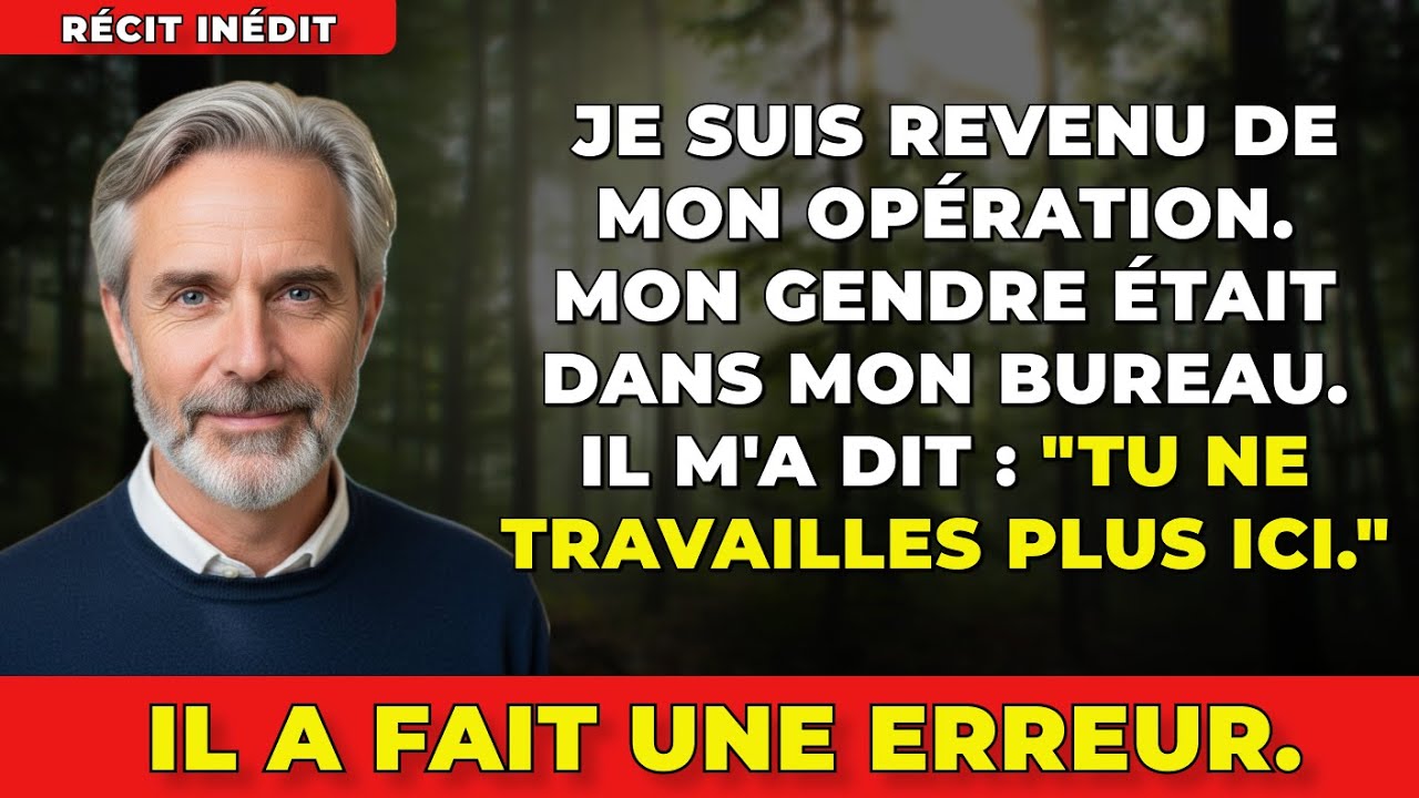 Je Suis Sorti De L'hôpital Et Mon Badge Ne Marchait Plus. Mon Gendre Avait Déjà Tout Prévu...