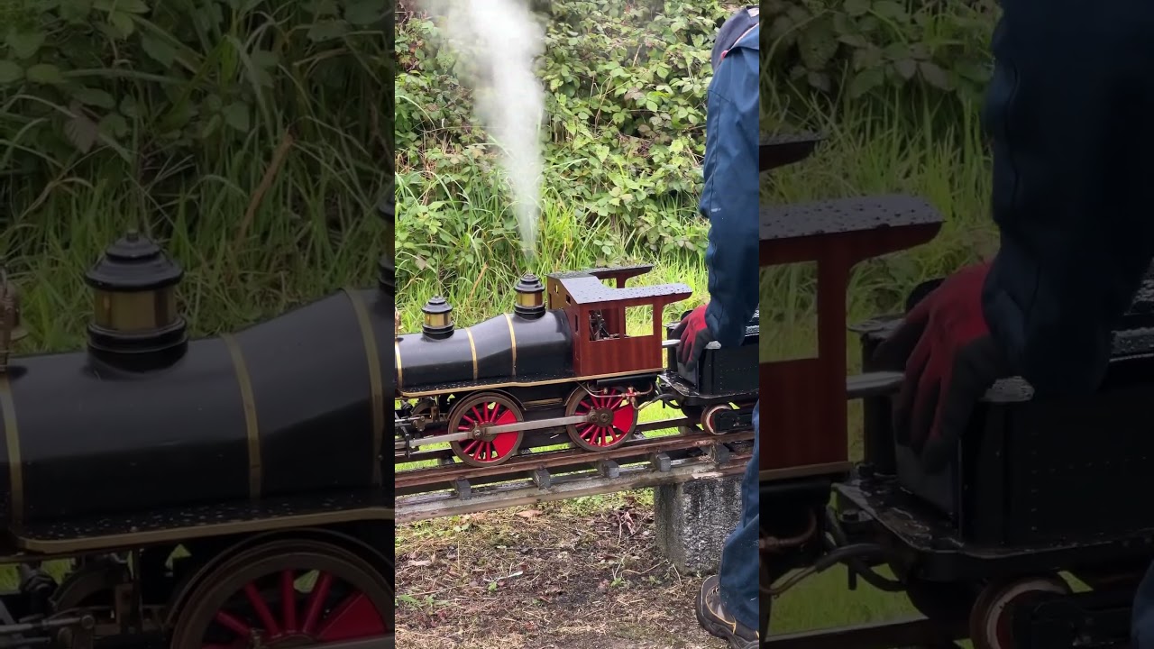 5&rdquo; Gauge American Style 4-4-0 Miniature Locomotive 🚂 #miniaturerailway #modelengineering