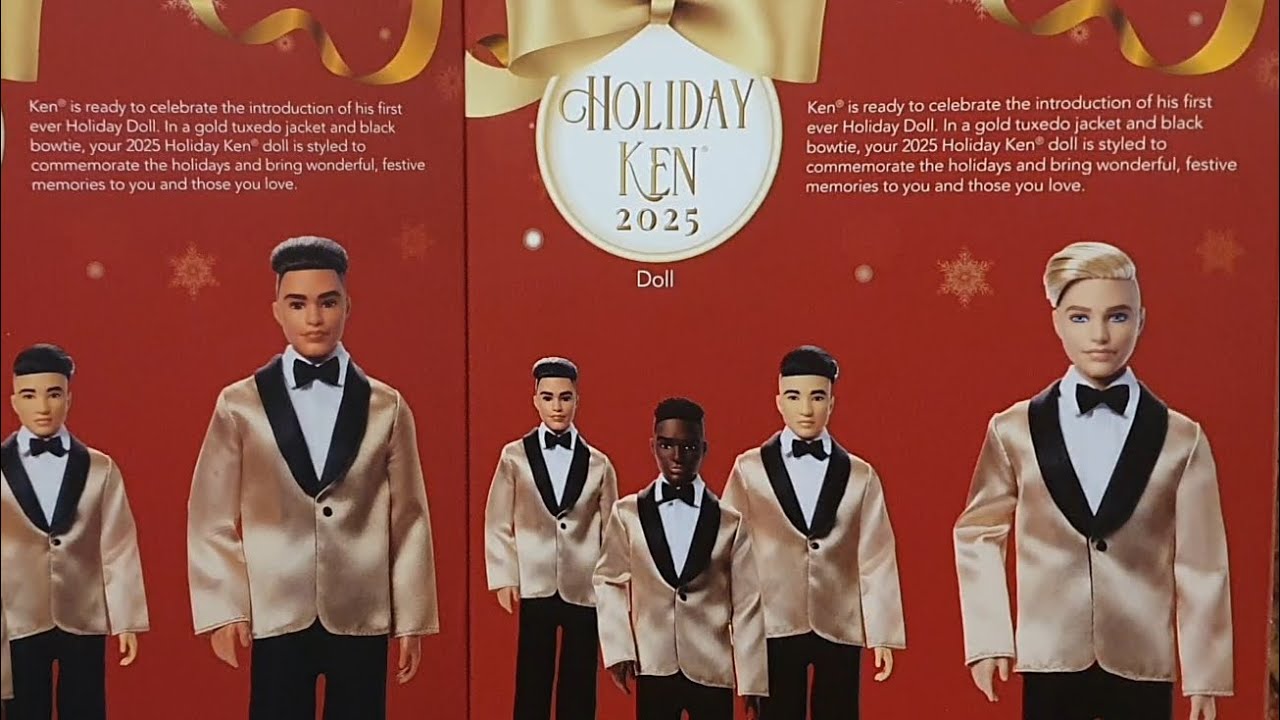 Holiday ken dolls 2025! 😍 Unboxing, reviewing, made to move matches! 🥰💖