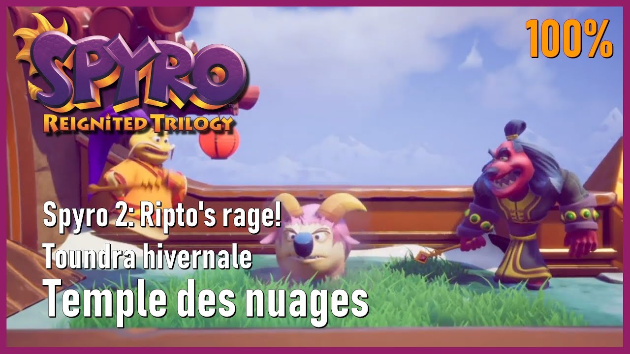 Spyro 2: Ripto's rage! - Toundra hivernale - Temple des nuages