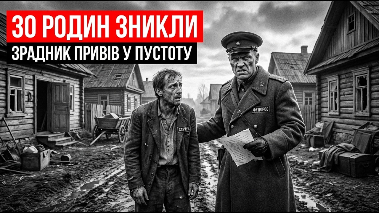 ЗРАДНИК ПРИВІВ НКВС ДО СЕЛА — СЕЛО БУЛО ПОРОЖНЄ ВЖЕ ТИЖДЕНЬ