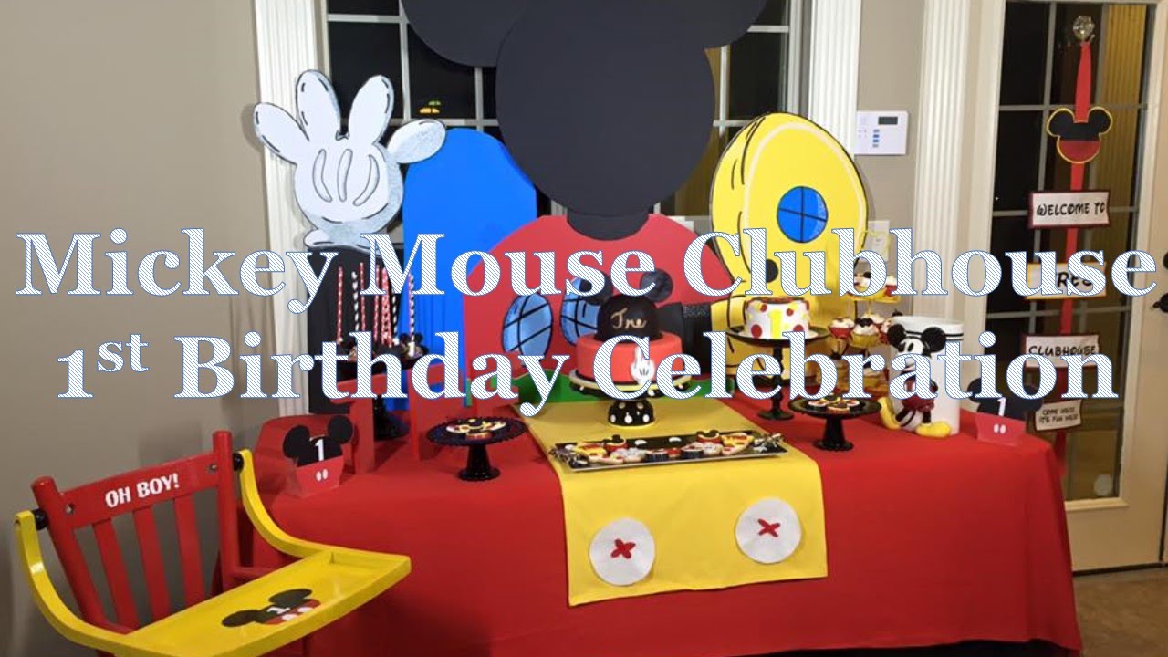 Mickey Mouse Clubhouse 1st Birthday Celebration| Tips| Games|Food|Gifts