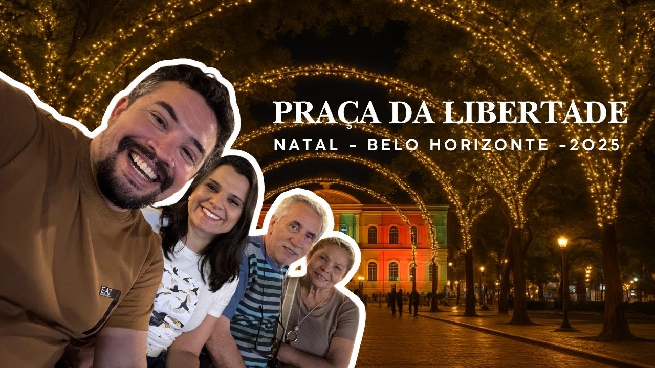 Praça da Liberdade - Belo Horizonte - Decoração de Natal 2025 🌟✨ NATALINDO 🌟✨