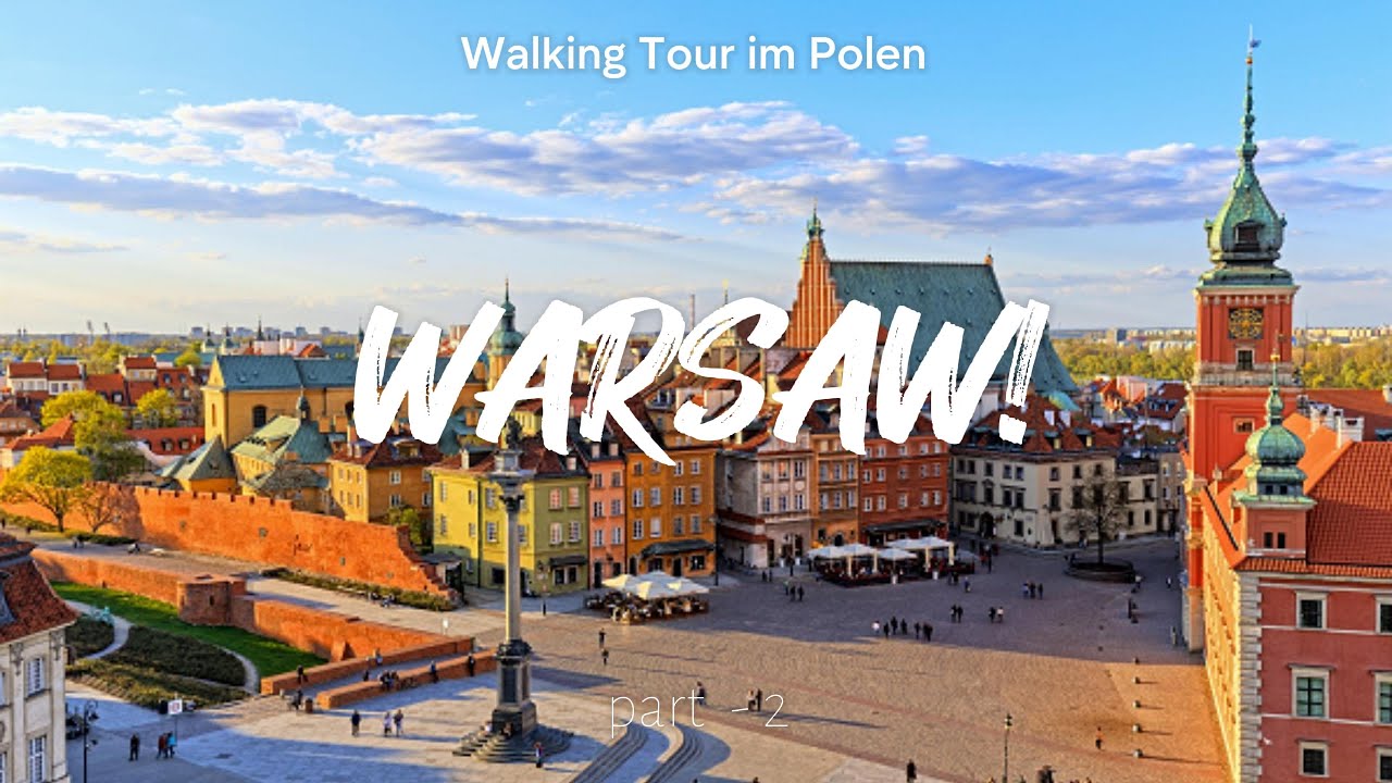 Warsaw, Capital Polen 2025,  Walking Tour 4K  POV   PART 2