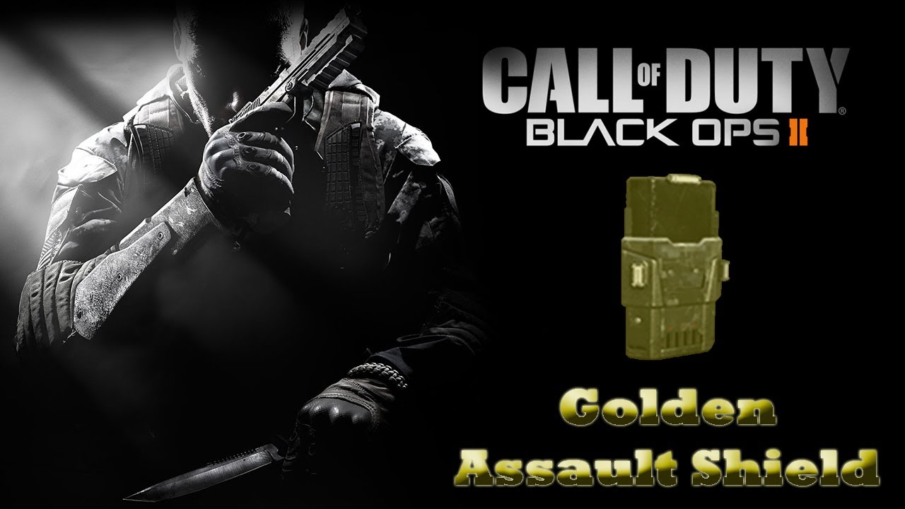 Black Ops 2 Gold Weapon Spotlight - Assault Shield aka Riot Shield - (Tips, Tricks, How To Get Gold)
