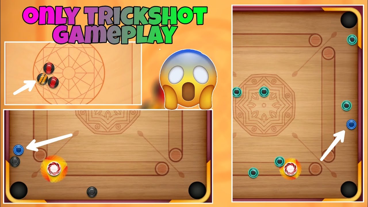 Carrom pool / Only Trick Short's / Gama play / Indirect Game Play/Gaming Nazim 🤓😋
