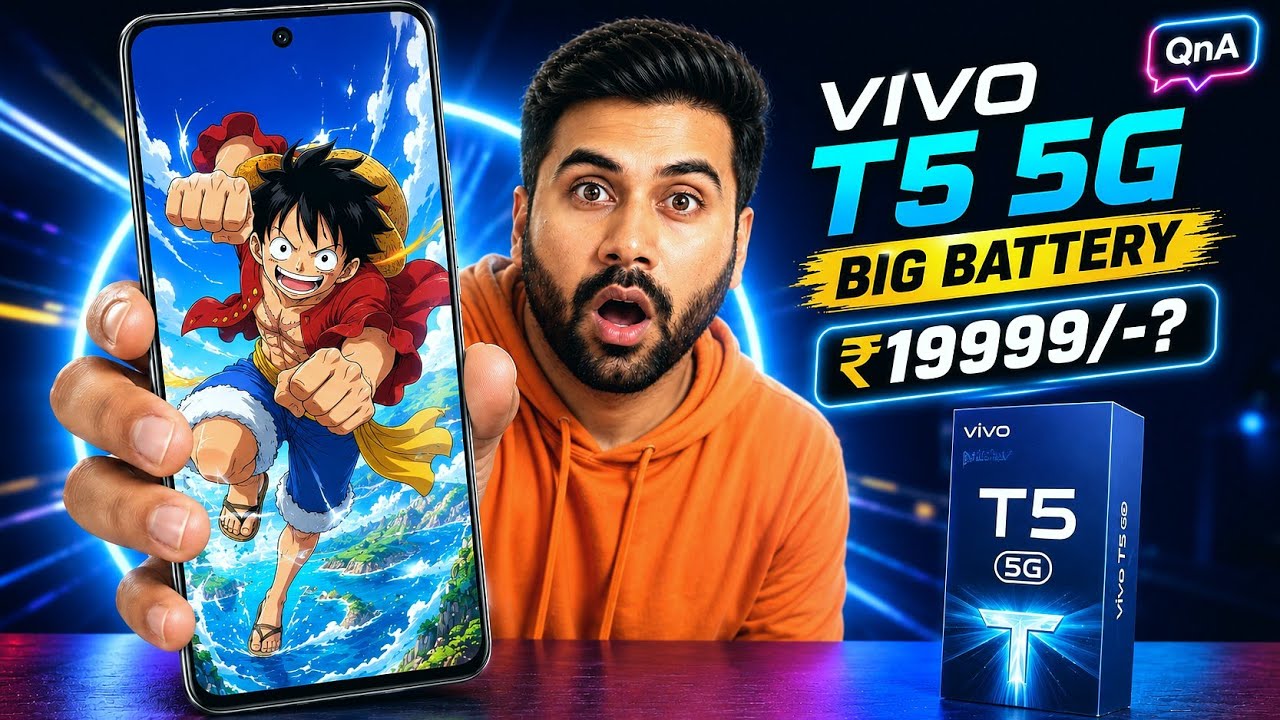 VIVO T5 5G выйдет в Индии за 20 тысяч рупий? 🔥