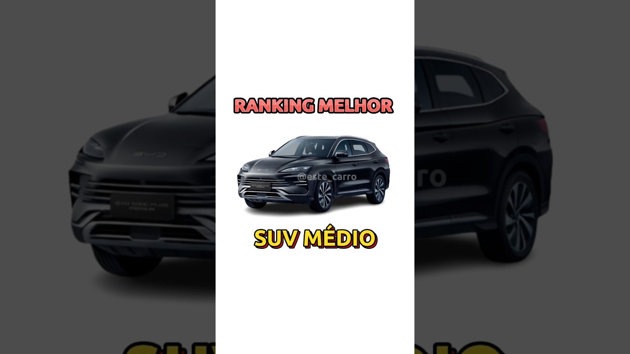 RANKING MELHOR SUV M&Eacute;DIO#carros #corolla #byd #tiggo