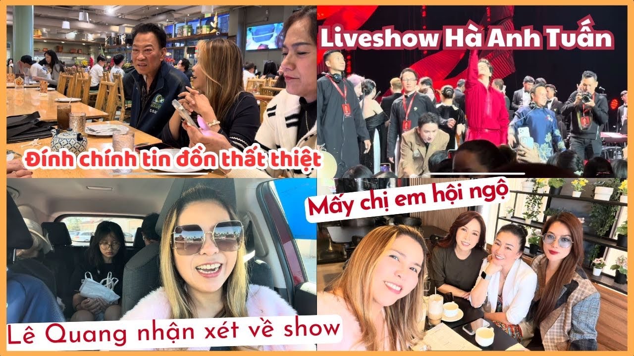 Cả nh&oacute;m k&eacute;o nhau đi xem liveshow H&agrave; Anh Tuấn - L&ecirc; Quang đ&iacute;nh ch&iacute;nh tin đồn thất thiệt về b&agrave; 8