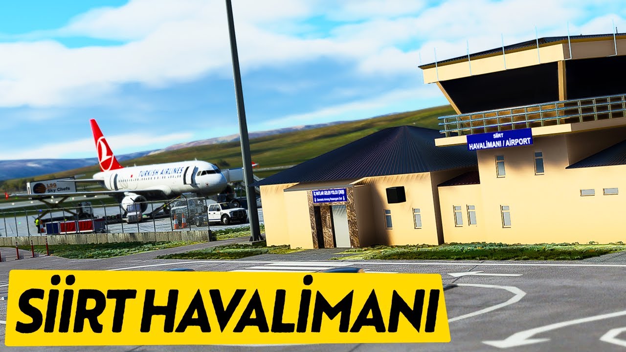 Siirt Havalimanı'na Tehlikeli Yaklaşma! Microsoft Flight Simulator (PACX Yolcu Eklentili)