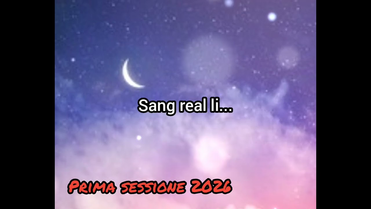 La prima sessione del 2026🙏❣️ fanno anche gli auguri di natale 🥰✌️
