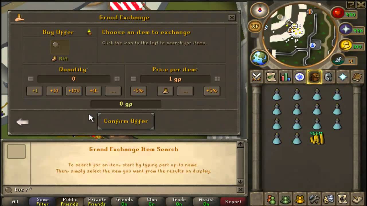 Part 1 - 10 Hours of Nex Armour GE Merchanting with Commentary