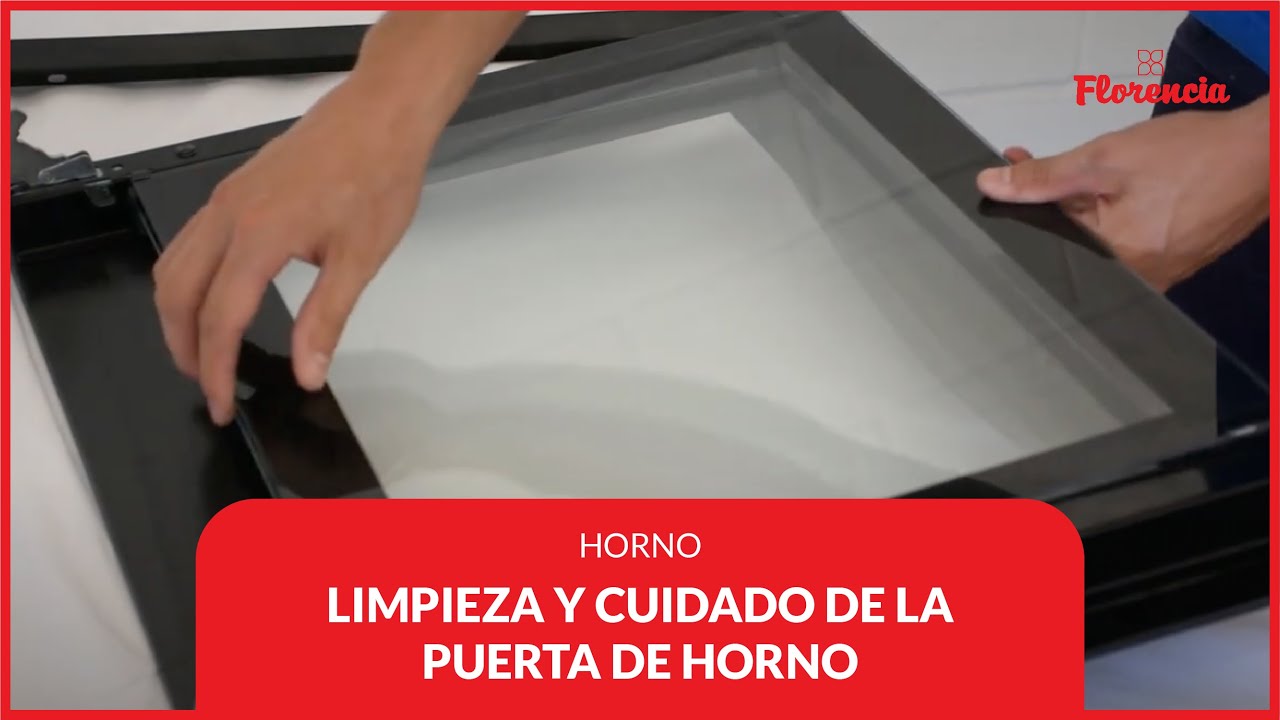 Horno eléctrico empotrable: Limpieza y cuidado de la puerta de horno