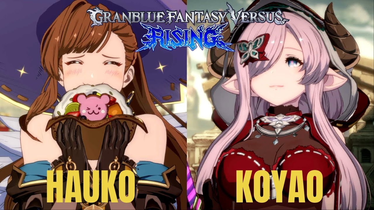 GBVSR High Level Gameplay Hauko (Beatrix) VS Koyao (Narmaya)