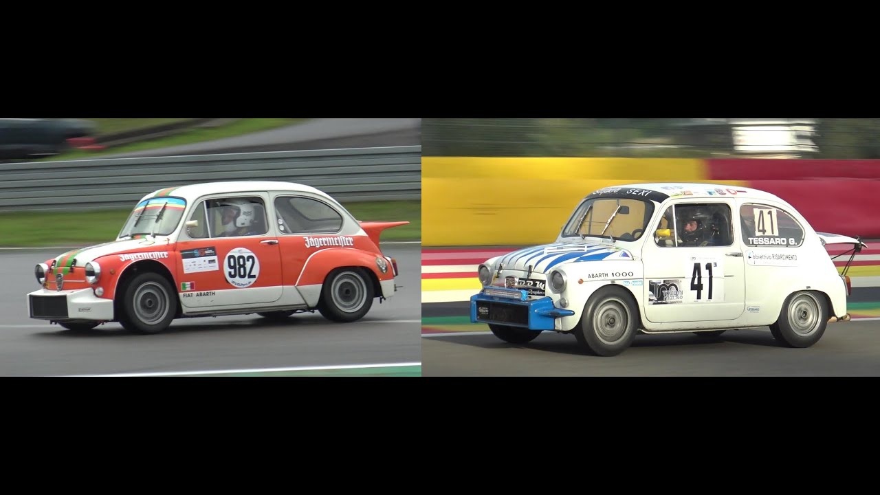 Fiat Abarth 1000 TC : One of the smallest racing car on Spa & Nürburgring ! [HD]