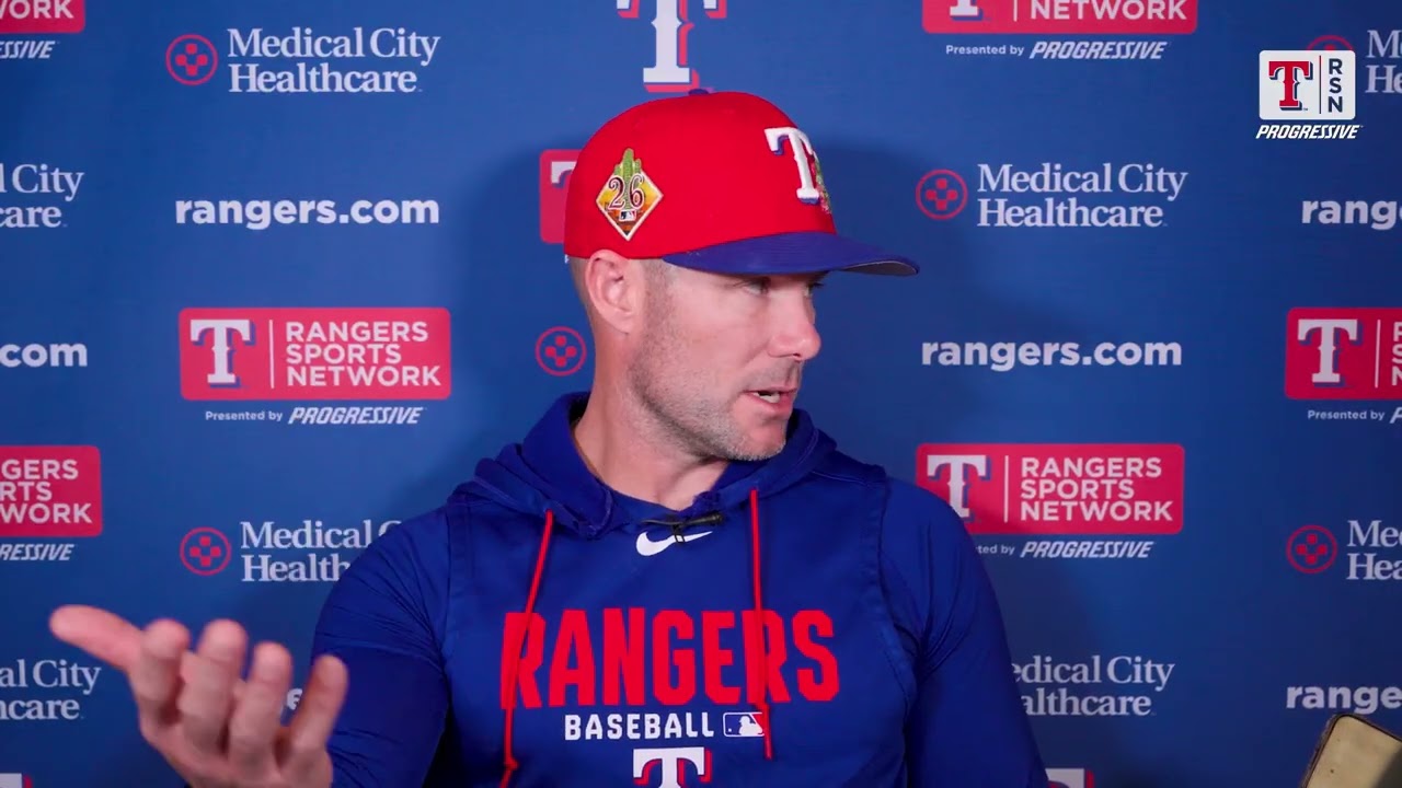 2026 Texas Rangers Spring Training Media Session (Feb. 23): Skip Schumaker