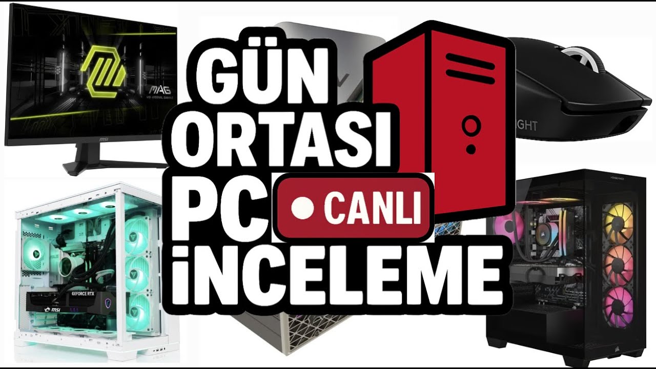 F/P PC Parça ve Techizat İnceleme! | GÜN ORTASI CANLI