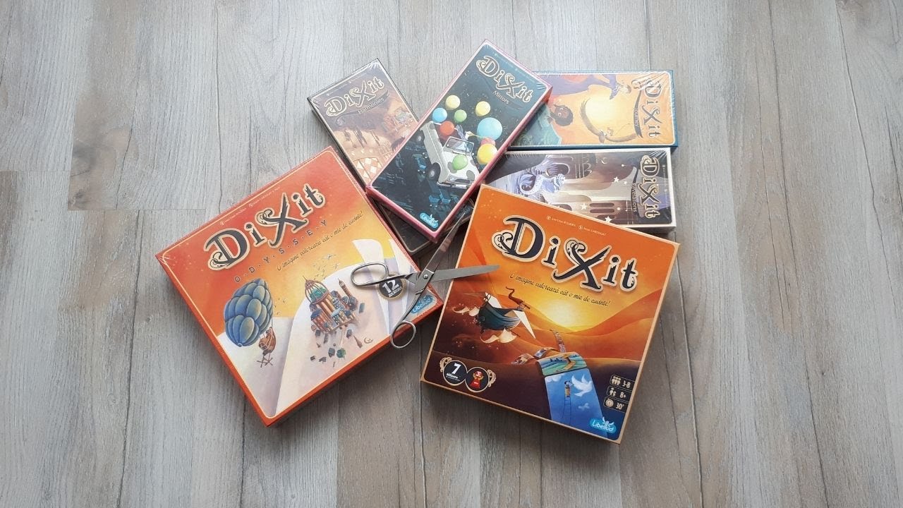 [Unboxing #90] Dixit (varianta noua), Dixit Odyssey, Ext.:Mirrors,Revelations,Journey,Harmonies (RO)