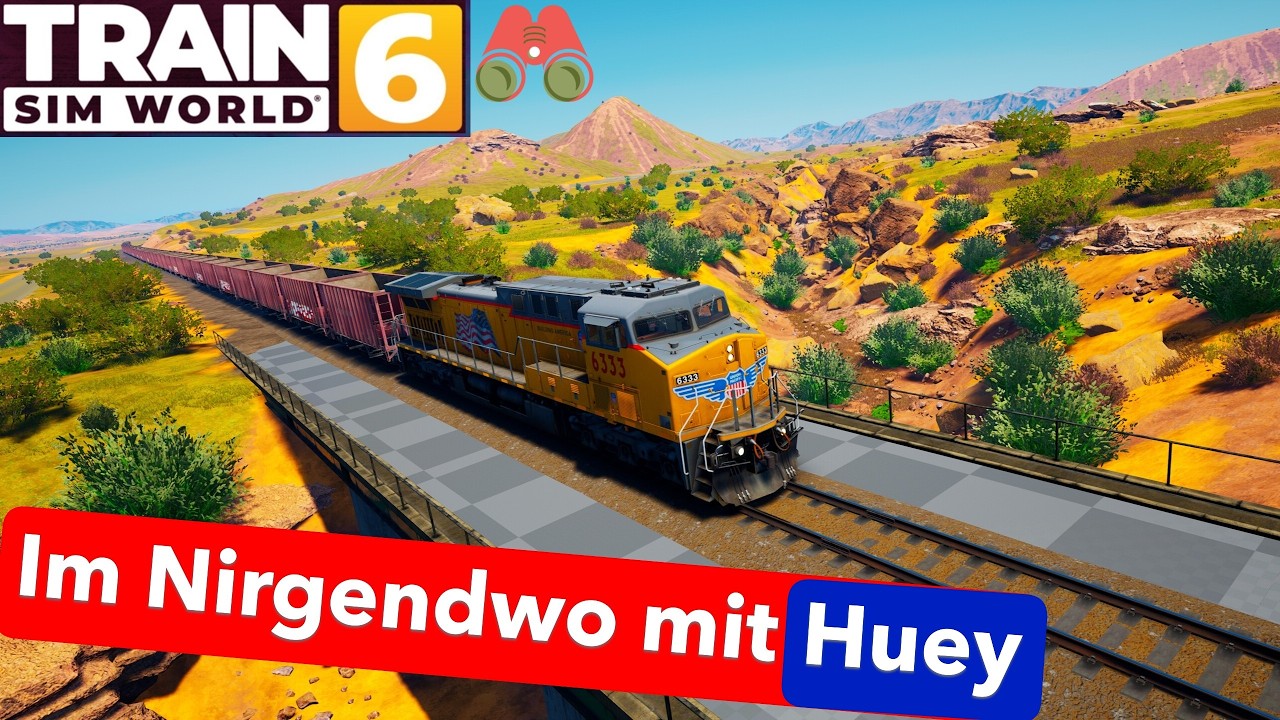 Train Sim World UNTERHALTUNG im Nirgendwo mit @Huey-UH-1 TSW auf Deutsch @Ramagani