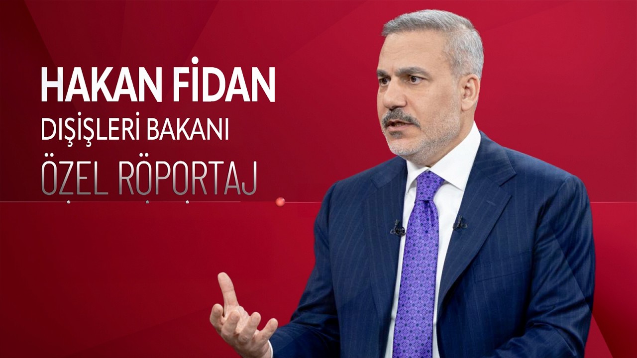 Dışişleri Bakanı Hakan Fidan TRT Haber'e konuştu