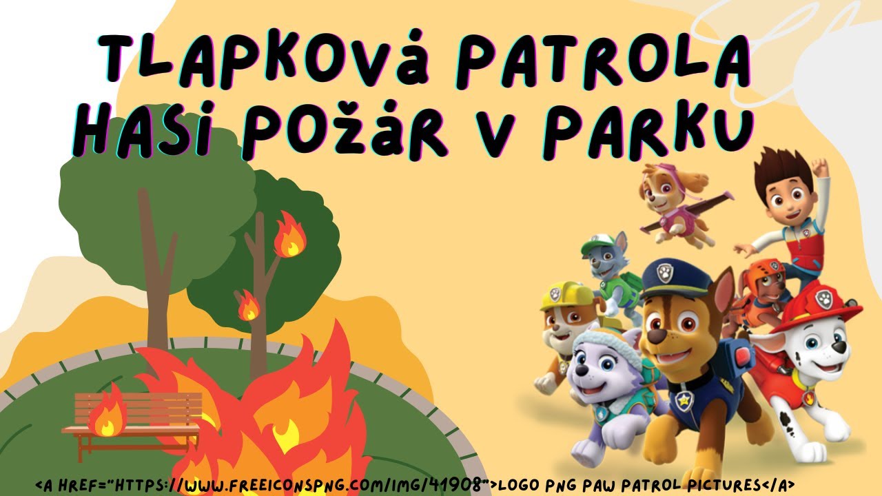 Audiopohádka - Tlapková patrola hasí požár v parku