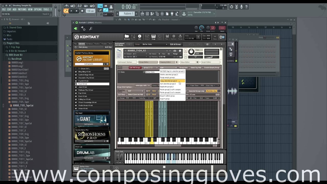 Kontakt From The Ground Up 19 - Group Editor