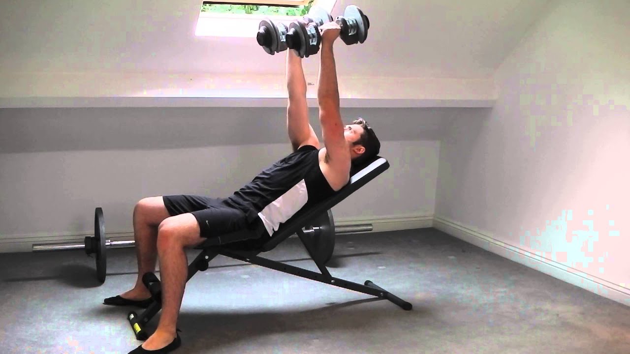 Dumbbell Chest Press - Incline & Twist