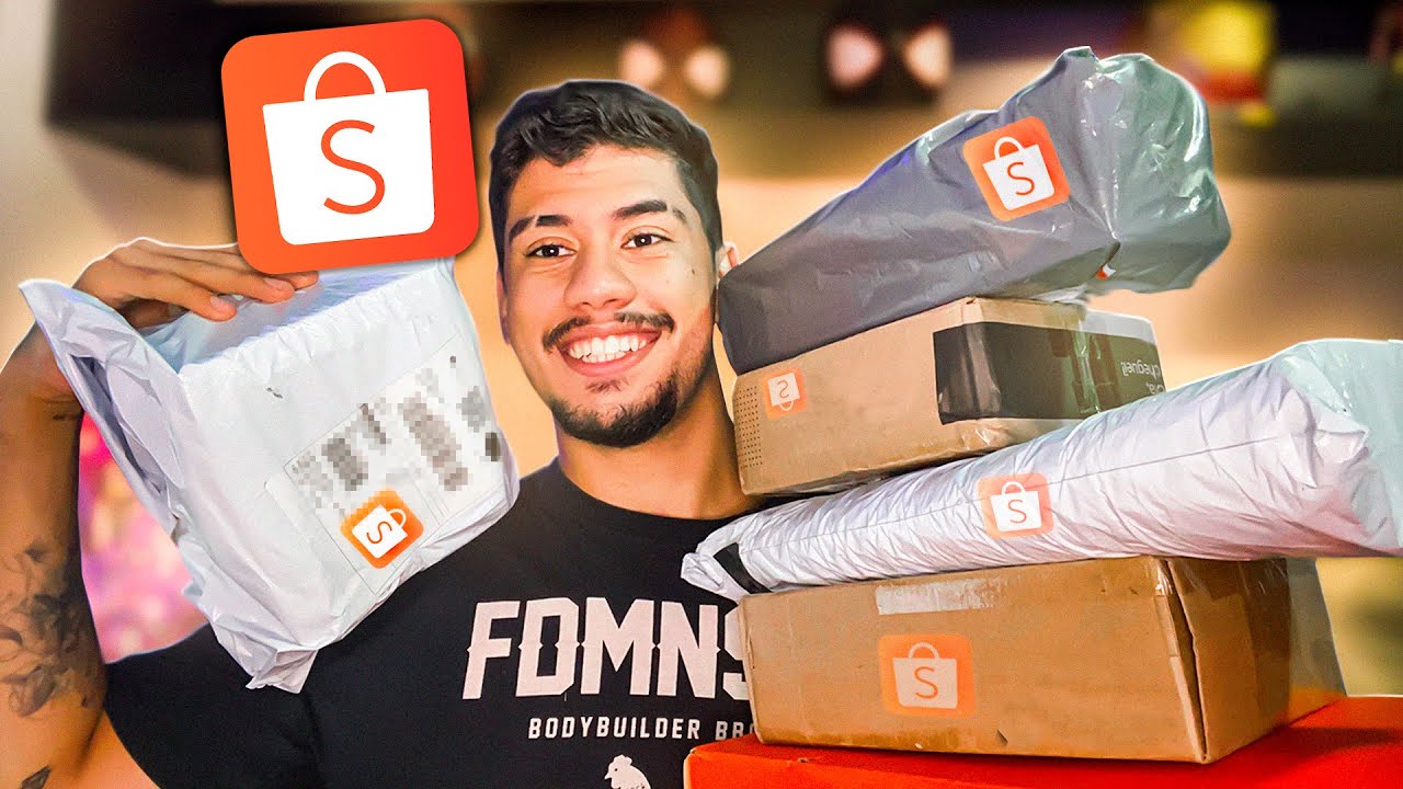 GASTEI 500 REAIS NA SHOPEE EM COMPRAS PRO QUARTO GAMER