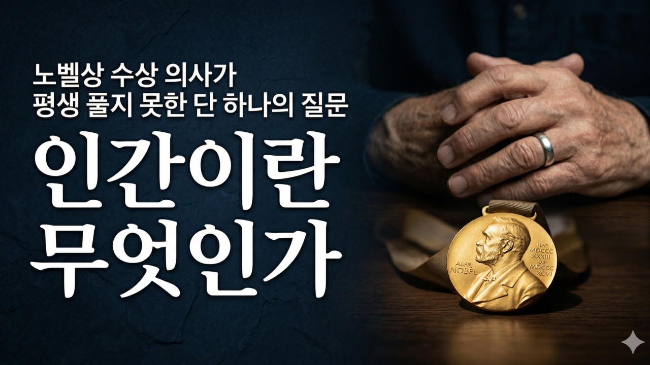 노벨상 수상 의사가 평생 풀지 못한 단 하나의 질문 | 인간이란 무엇인가
