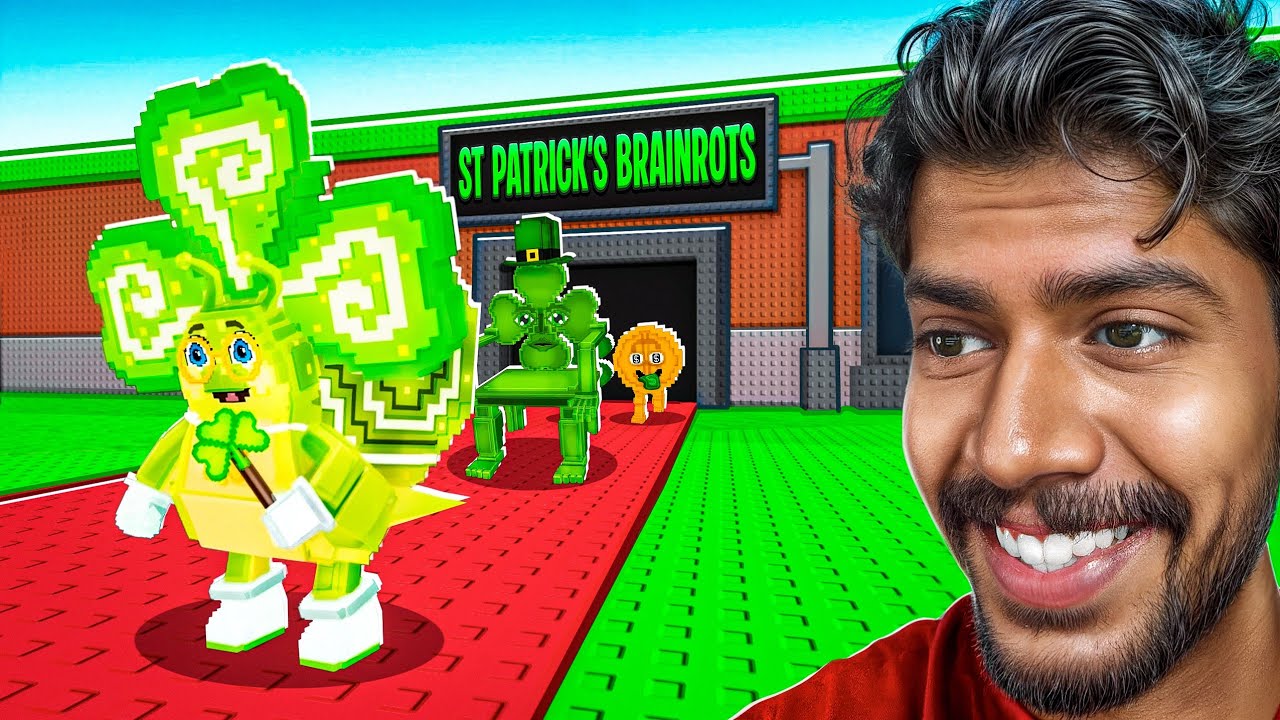 I Stole Newest ST PATRICK'S Brainrots in Roblox Steal a Brainrot!!