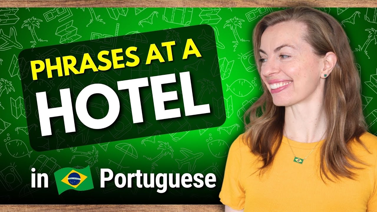 Useful Phrases for Tourists in Brazilian Portuguese | Portuguese to Travel at the Hotel (part II).