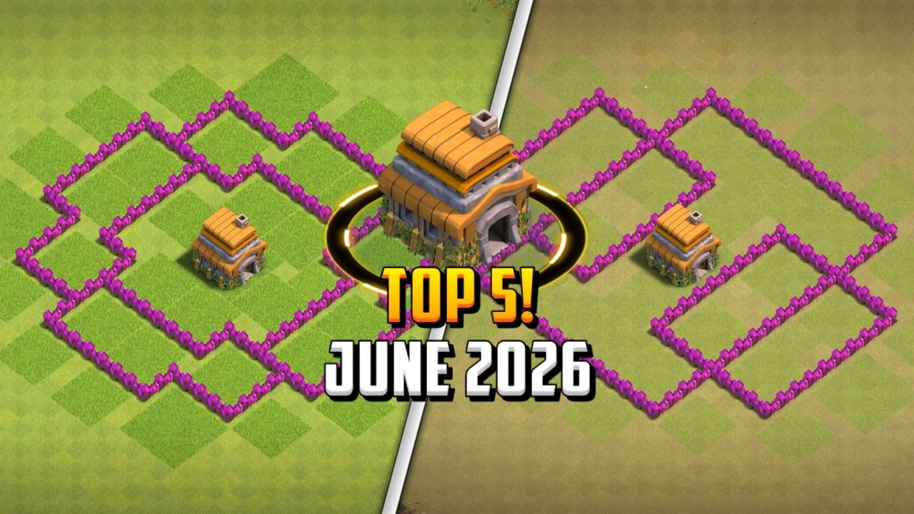 TOP 5! Town Hall 6 (Th6) Base Layout + Copy Link 2026 | Hero Hall Update - Clash of Clans
