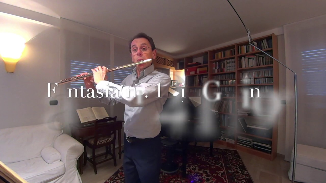 Giampaolo Pretto: The Quarantine Microconcerts - 5 - Telemann Fantasia in g minor