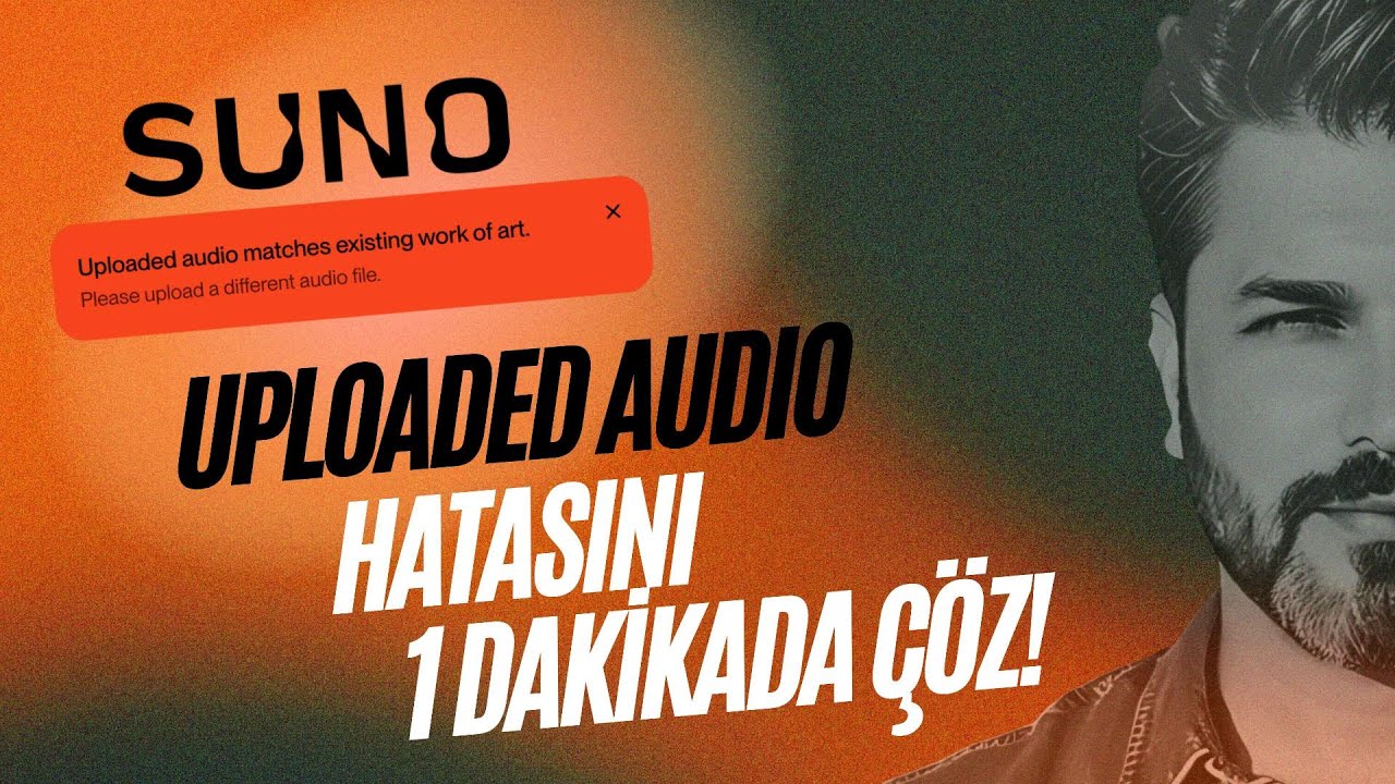 Suno Copyright Error Solution! | A Real 1-Minute Solution to the &ldquo;Uploaded Audio&rdquo; Problem
