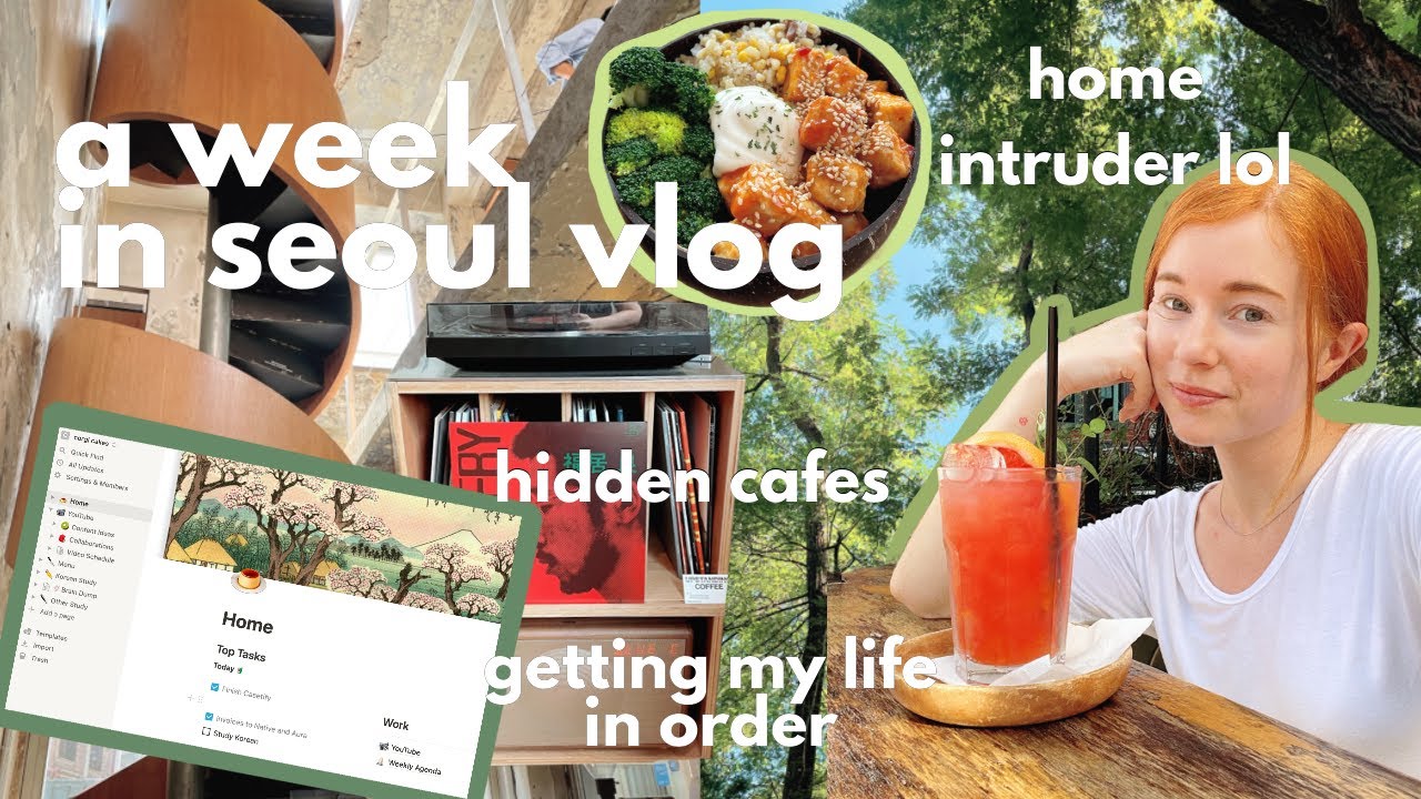 vegan cafes, garosugil, how i use notion, apartment chaos | a week of my life in seoul, korea vlog