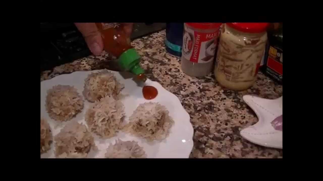 Dim sum facile : Boulettes de viande au riz gluant