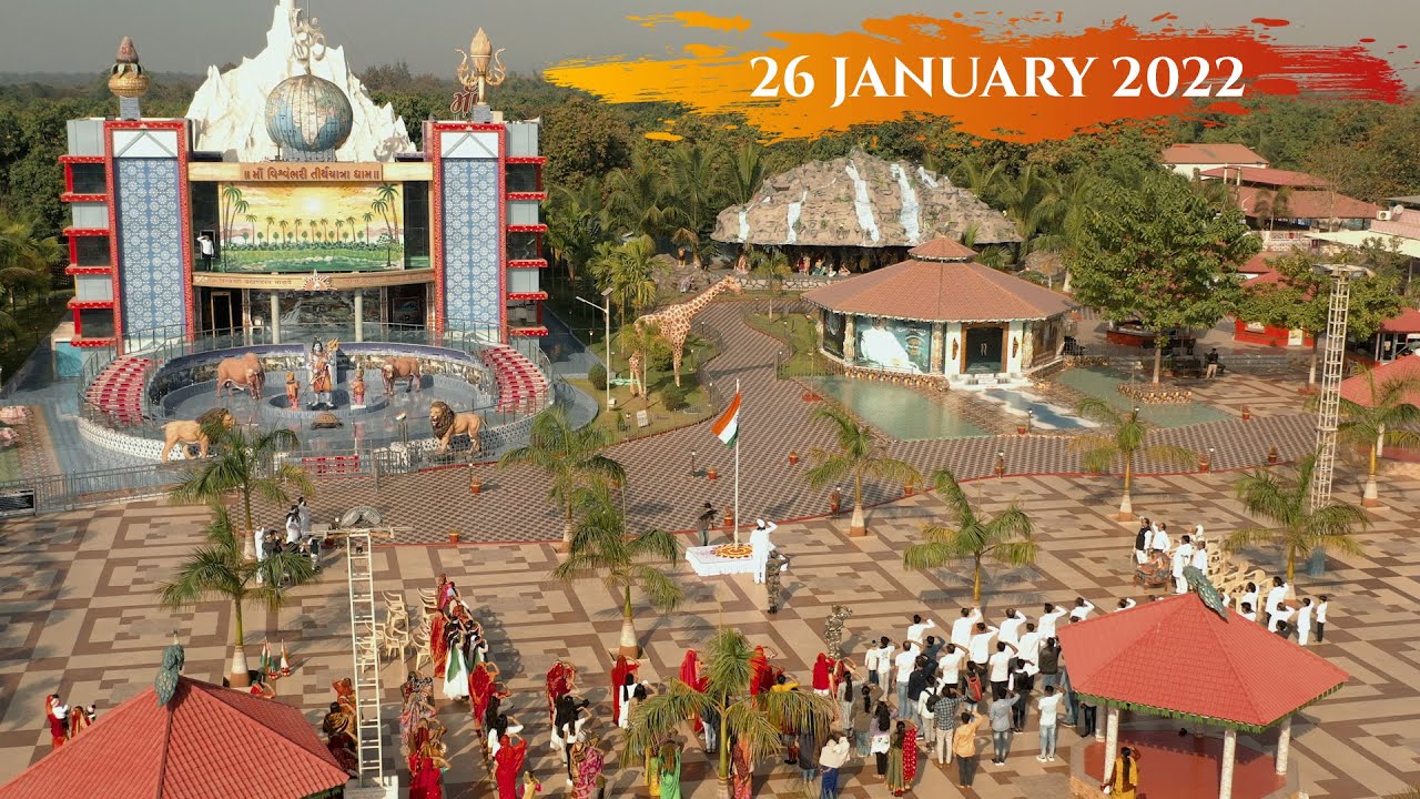26 January 2022 | Flag Unfurling @ Maa Vishvambhari TirthYatra Dham
