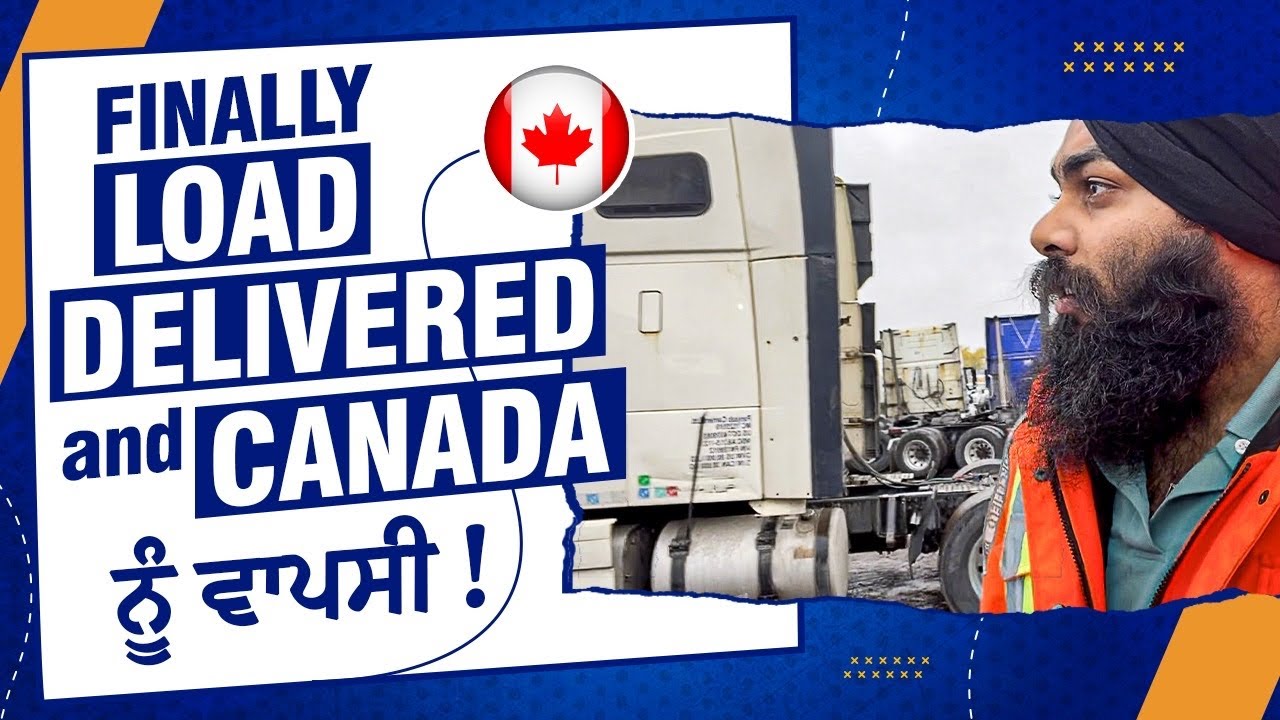 SUCCESSFULLY TARP FIXED and DELIVERED LOAD | ਵਾਪਸੀ ਤੇ ਚੁੱਕੇ TEXASਤੋਂ ਗਾਡਰ | TRUCKING VLOG