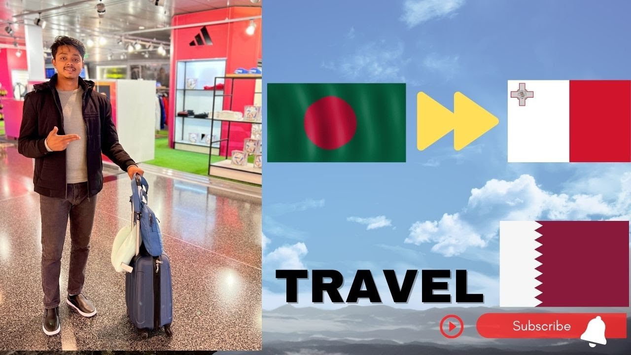 DHAKA🇧🇩 TO MALTA 🇲🇹| Transit in  QATAR🇶🇦- ITALY 🇮🇹ROME | ARK |