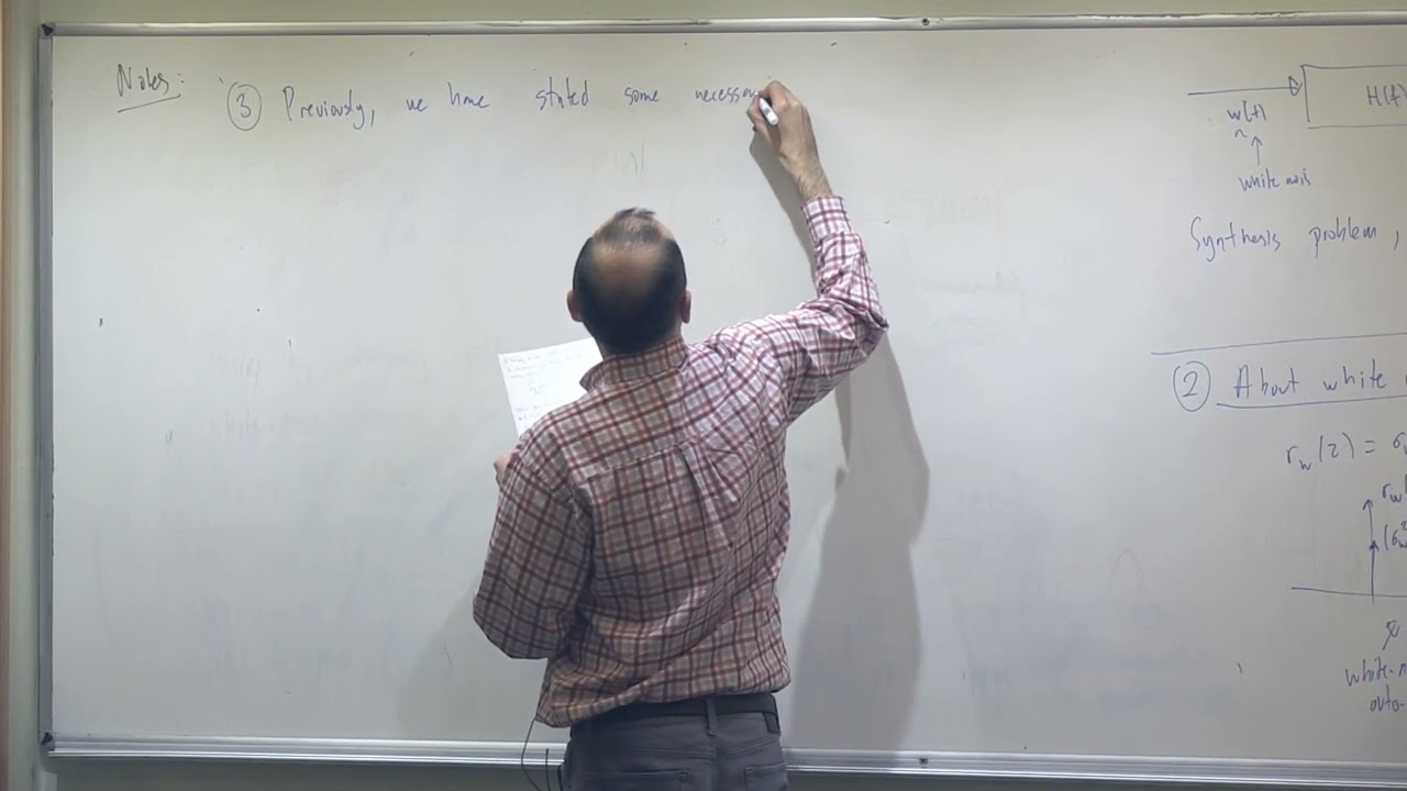 EE 306 - Signals and Systems II - Lecture 37 - Power Spectral Density Continued & Hilbert Transform