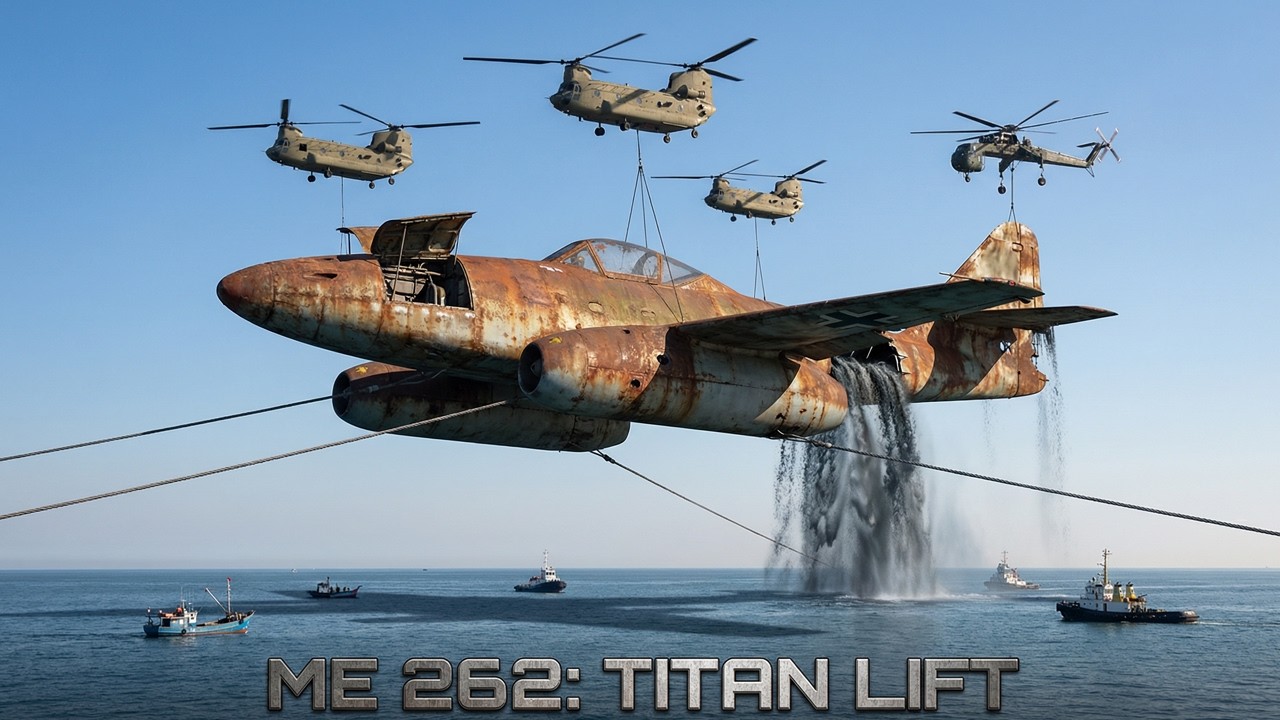 Me 262 Restoration Unbelievable: 80 Years Underwater, Will It Fly Again? Me 262 Jet Engine