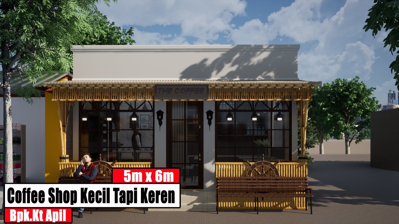 Coffee Shop Kecil Tapi Keren! Desain Minimalis yang Bikin Betah