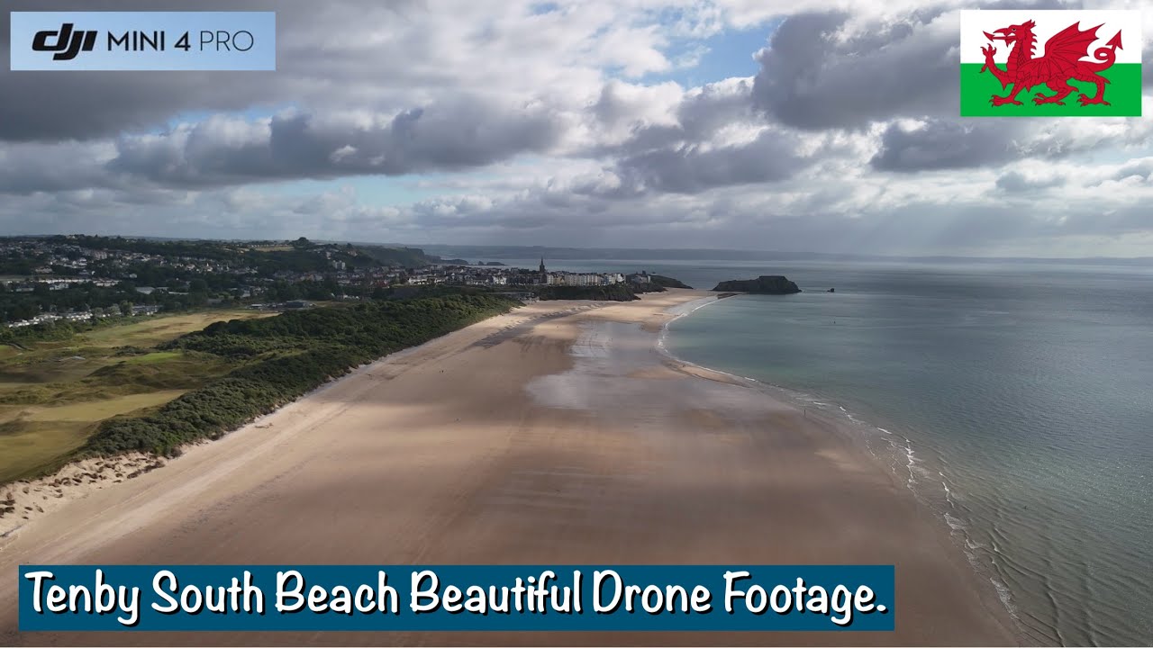 Tenby South Beach | AMAZING Drone Footage | Pembrokeshire Wales