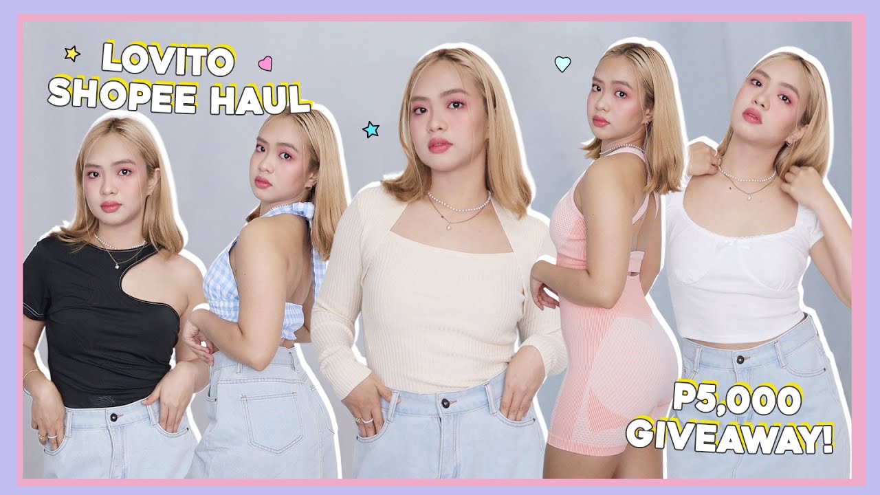 Affordable Shopee Haul + P5000 GIVEAWAY! (Lovito) | phonycore 2022 (Philippines)