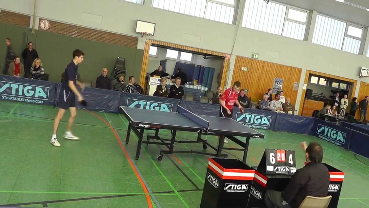 4-3 Dyjas, Jakub vs. Dietz, Marvin | TTC Schwalbe Bergneustadt vs. SV Union Velbert 05.01.2014