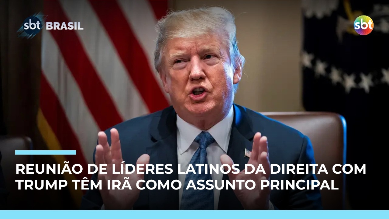 Trump diz que EUA vão expandir alvos do Irã em encontro com líderes latino-americanos | #SBTBrasil