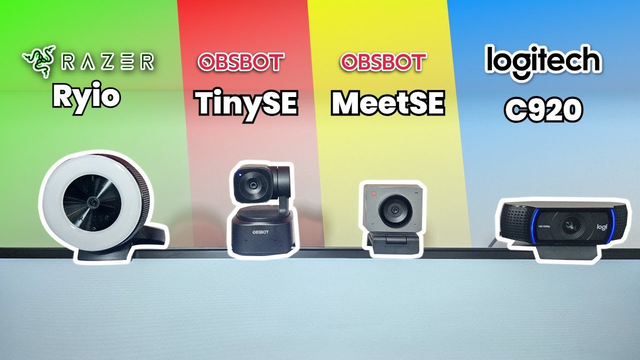MIGLIORI WEBCAM ECONOMICHE! Confronto TinySE vs Meet SE vs Logitech C920 vs Razer Kiyo