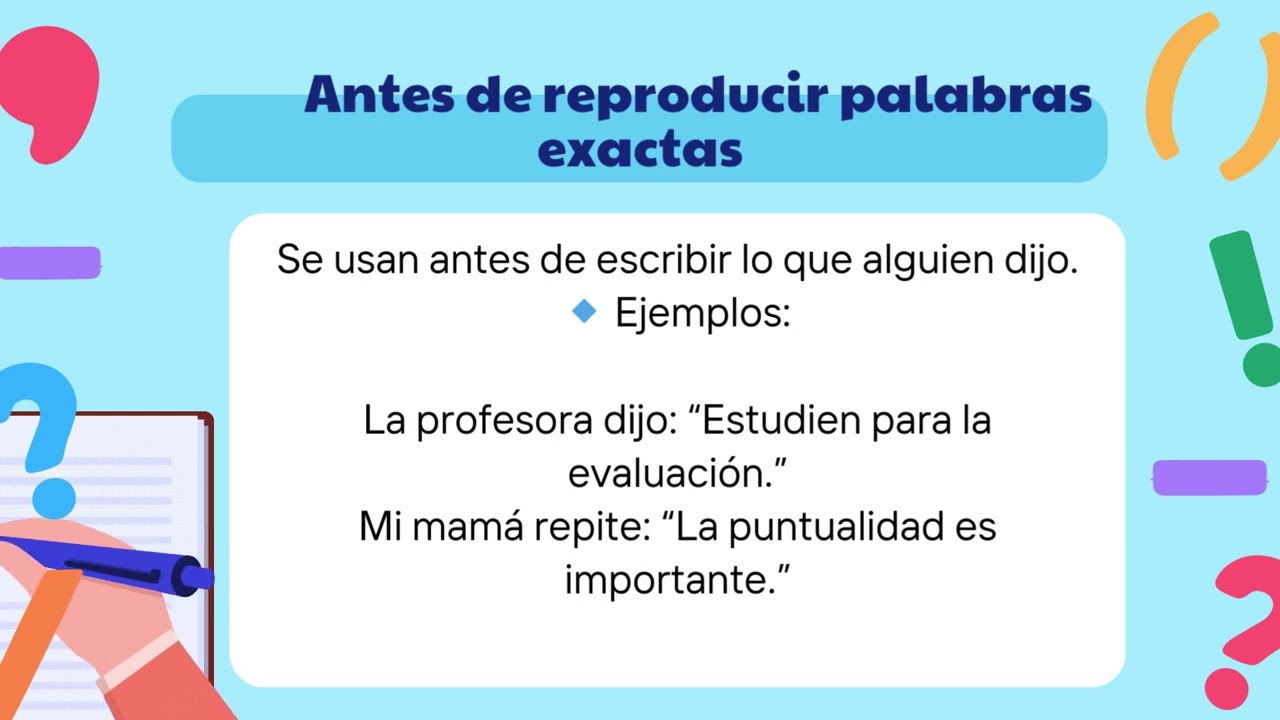 EL USO DE LOS DOS PUNTOS Y DEL PUNTO Y COMA